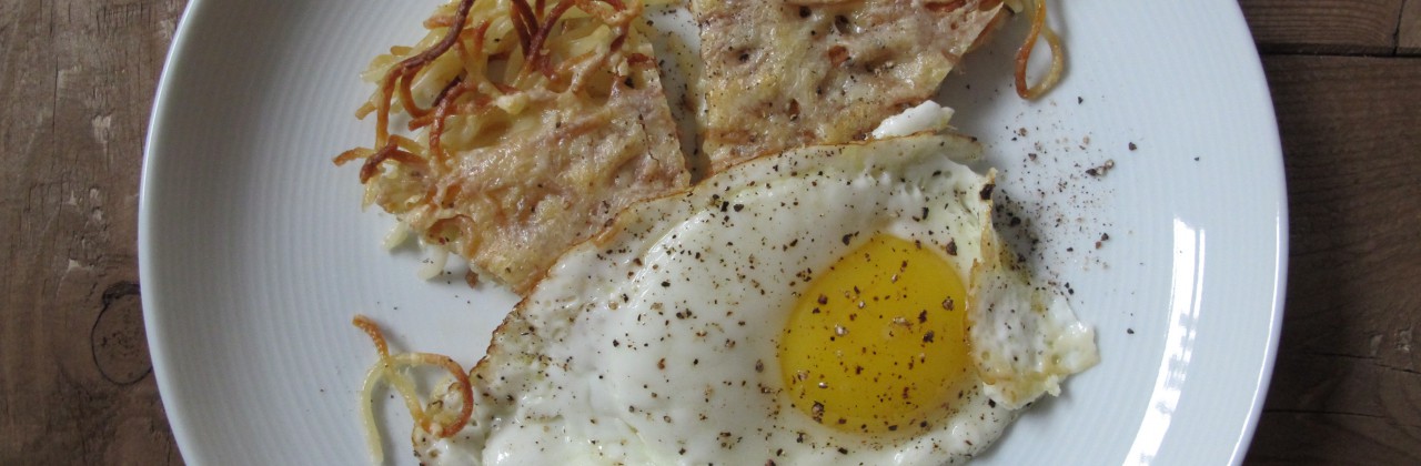 Fried Pasta and Eggs