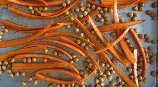 Roasted carrots and chickpeas-05