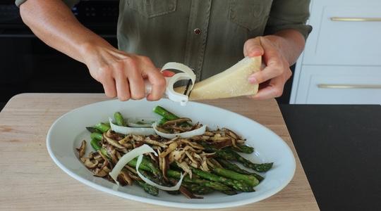 Roasted asparagus and shitake-09